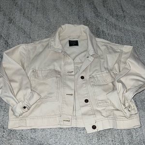 Cropped abercrombie jean jacket
